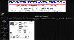 Desktop Screenshot of designtech.co.za